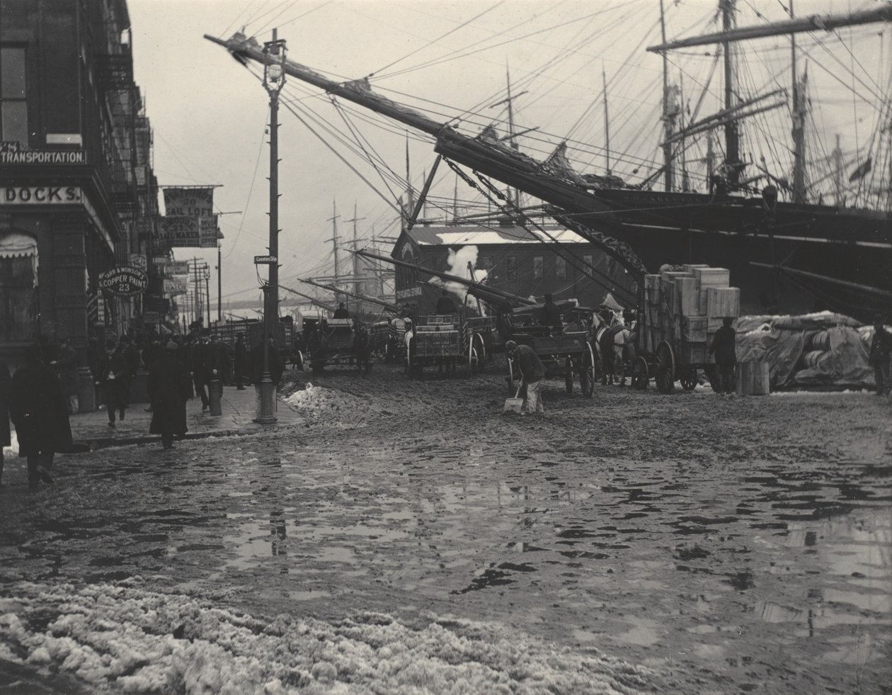 Coenties Slip - Alfred Stieglitz