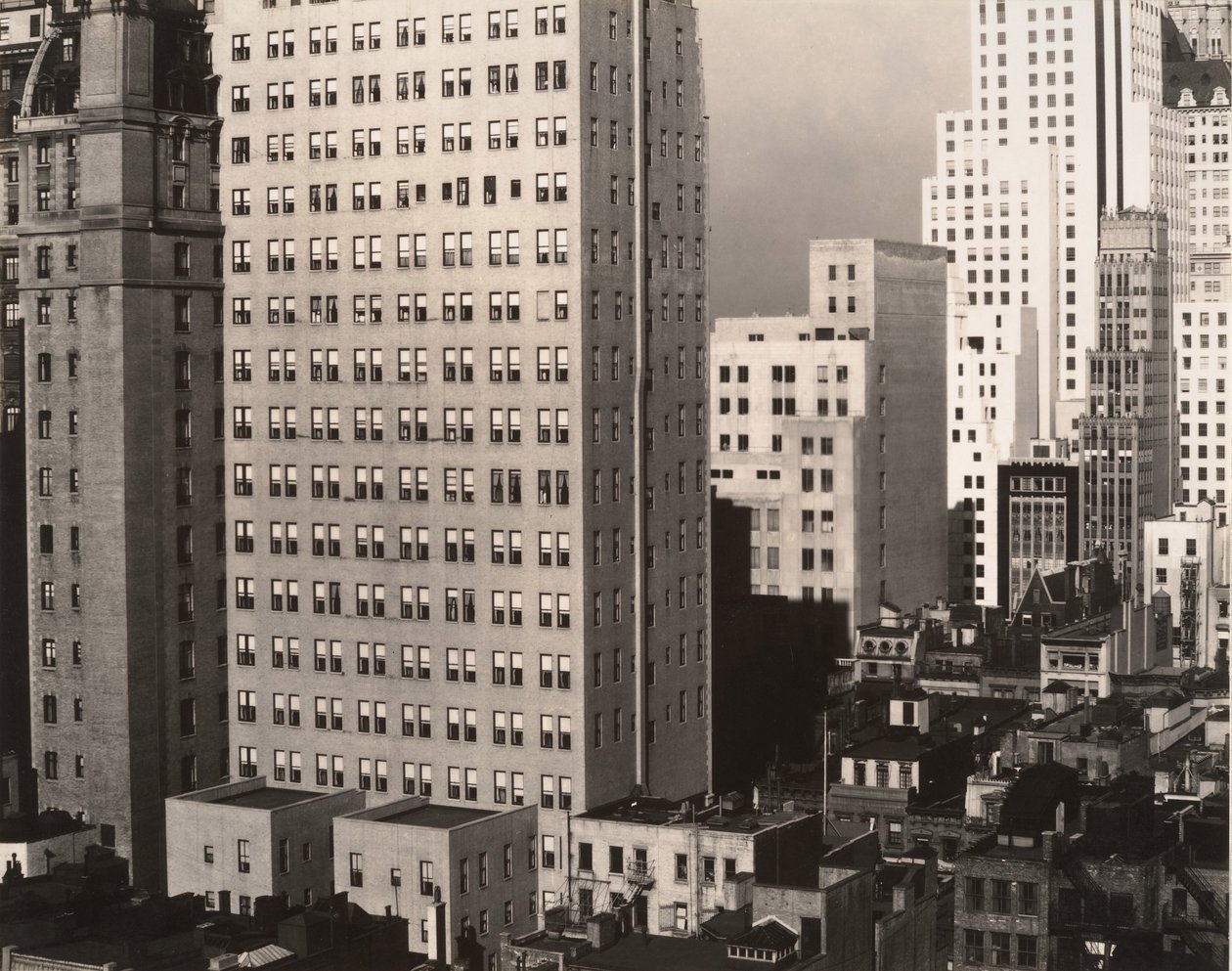 De ma fenêtre à An American Place, Nord - Alfred Stieglitz