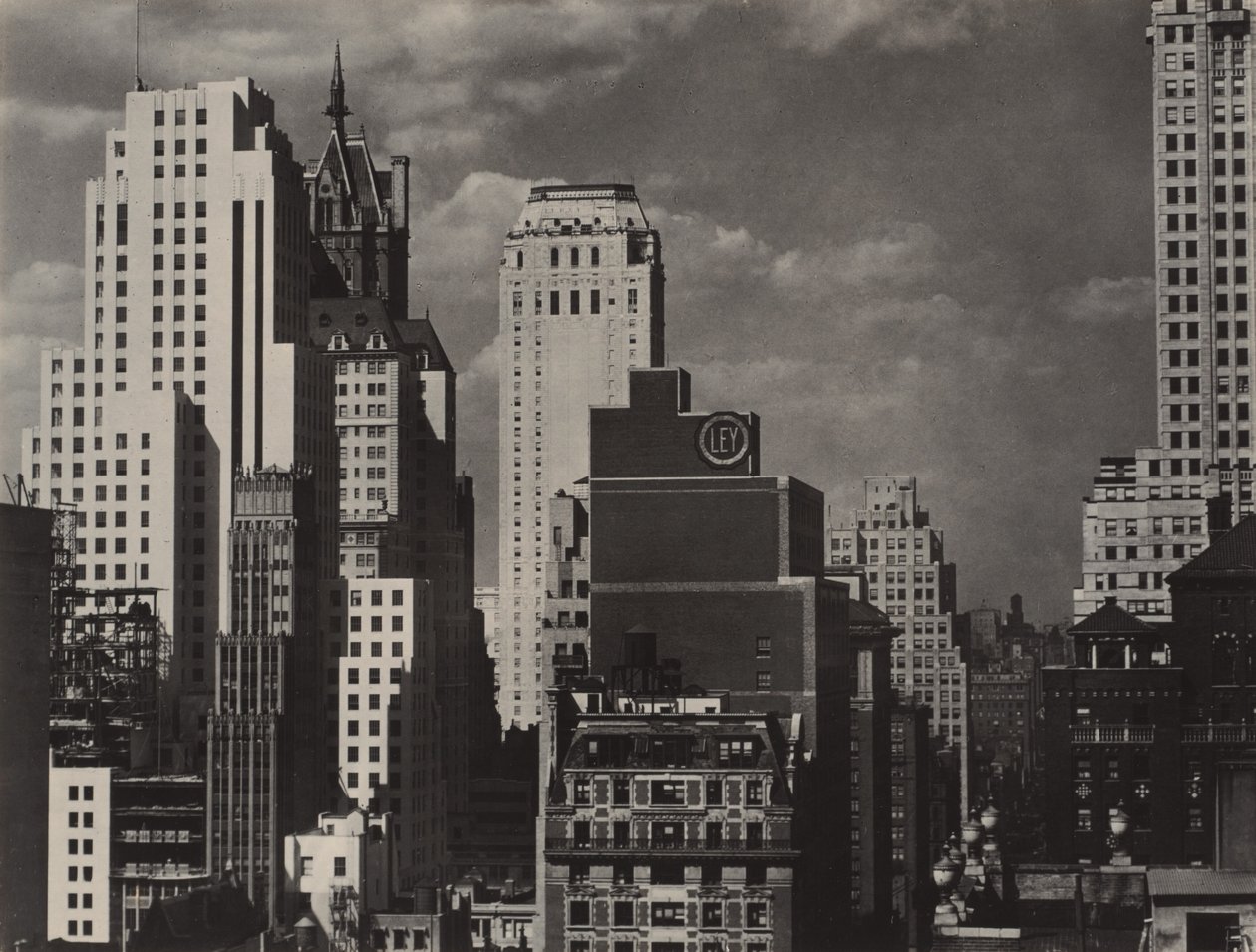 De ma fenêtre à An American Place, au nord - Alfred Stieglitz