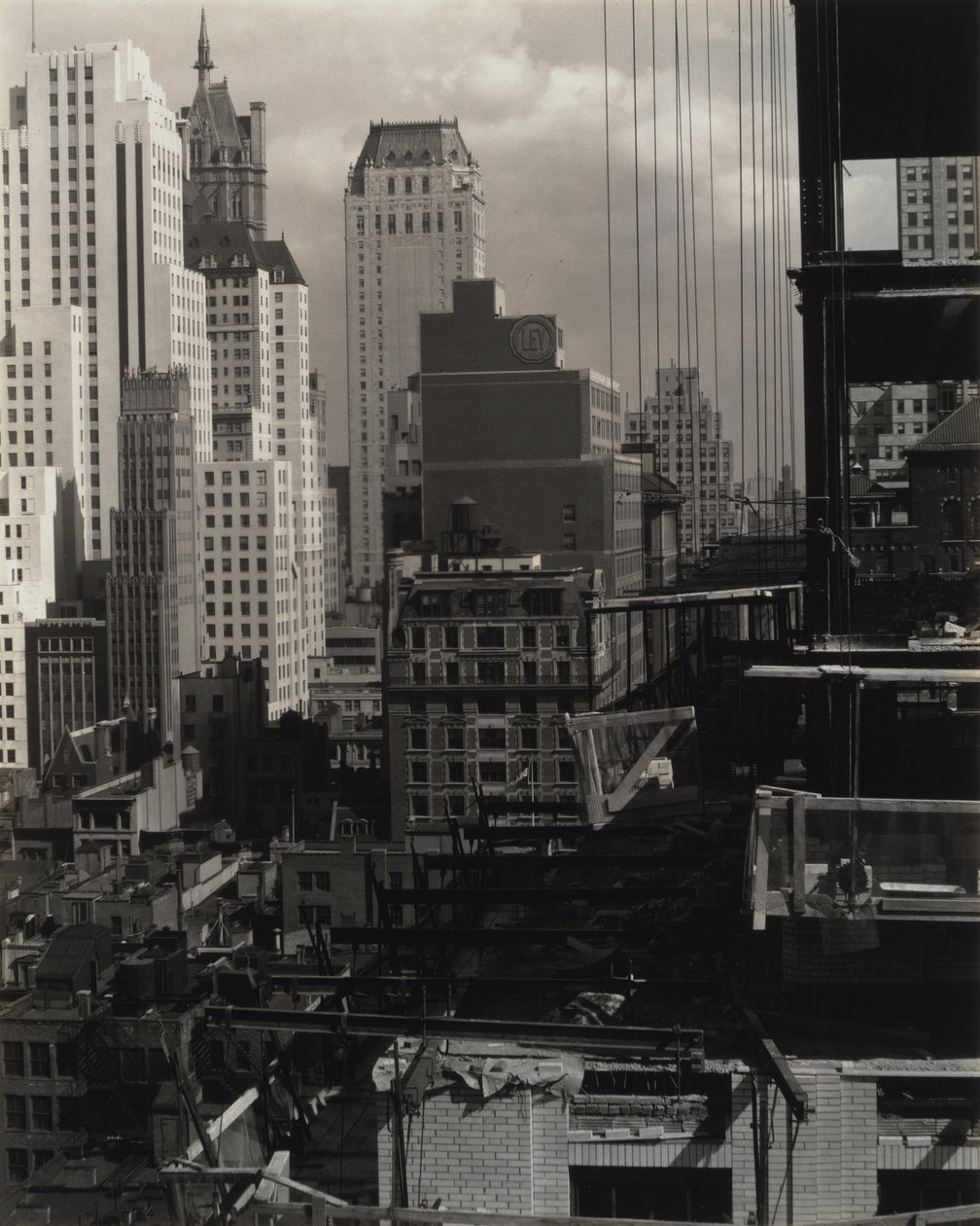 De ma fenêtre à An American Place, au nord - Alfred Stieglitz