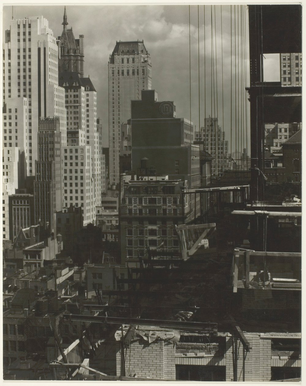 De ma fenêtre à An American Place, Nord - Alfred Stieglitz