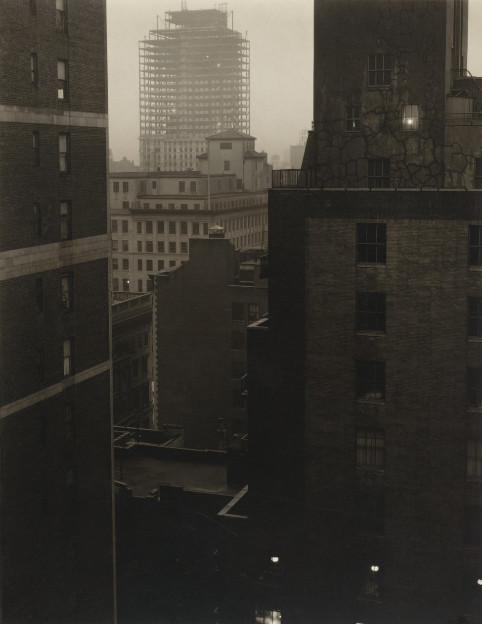 De ma fenêtre à An American Place, dans le sud-ouest - Alfred Stieglitz