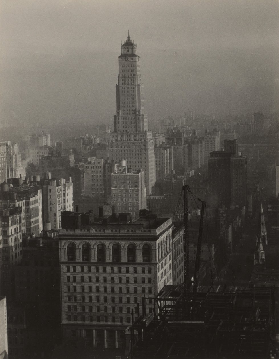 Depuis le 30e étage du Shelton, à New York — Vue vers le nord - Alfred Stieglitz