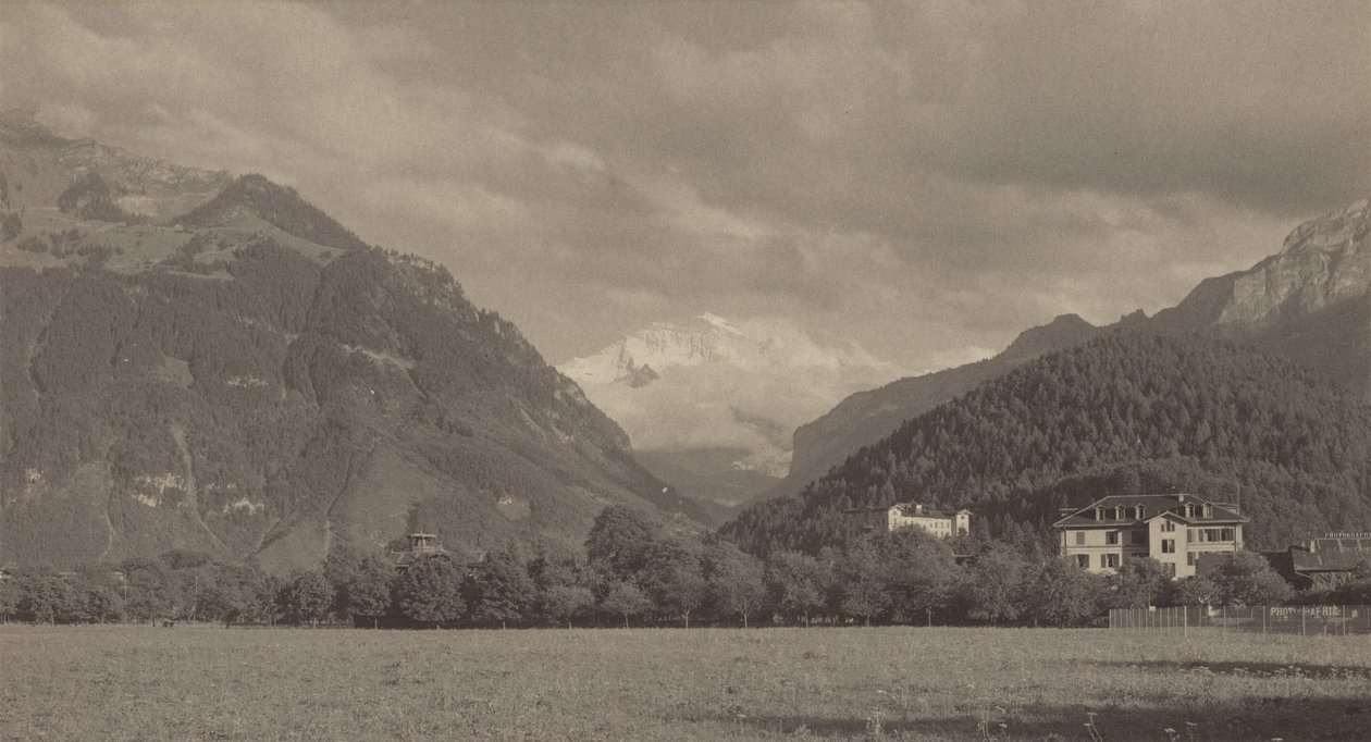 Depuis le Höheweg, à Interlaken - Alfred Stieglitz