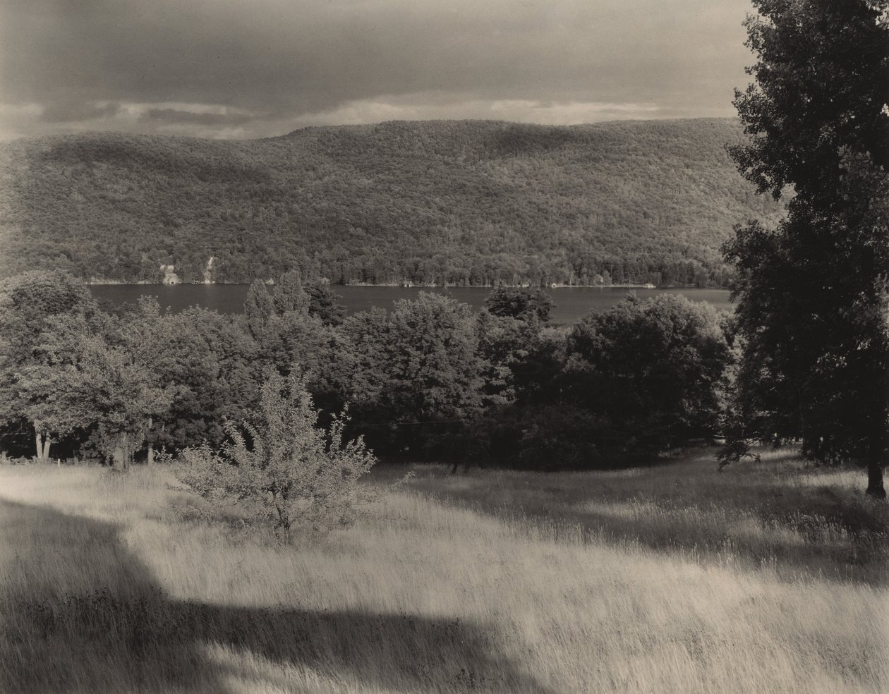 Lake George vu de la colline - Alfred Stieglitz