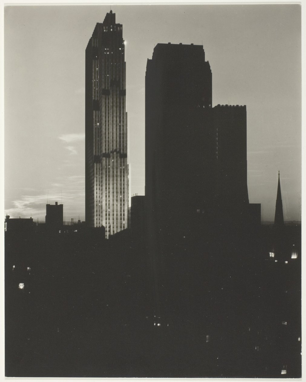 New York depuis le Shelton - Alfred Stieglitz