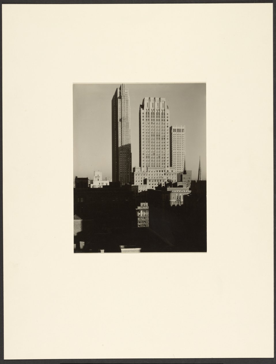 New York depuis le Shelton - Alfred Stieglitz
