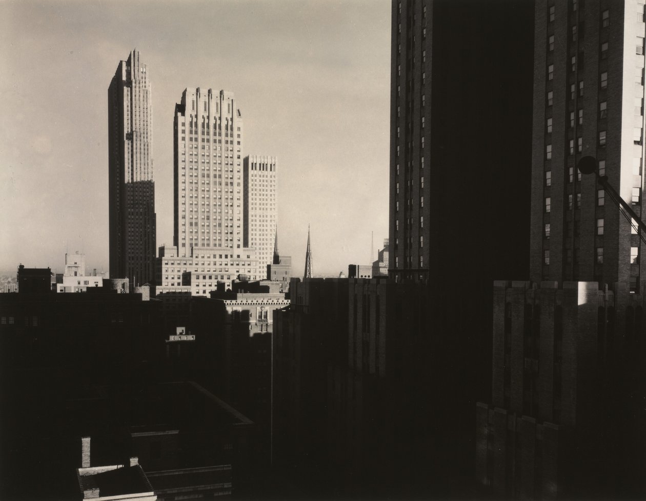New York vue depuis le Shelton - Alfred Stieglitz