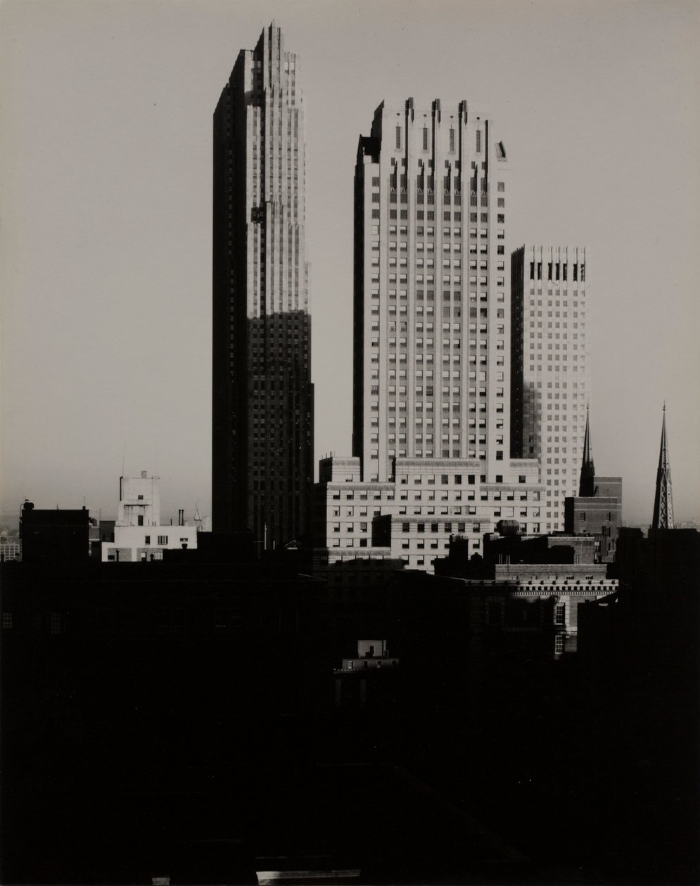 New York vue depuis le Shelton - Alfred Stieglitz