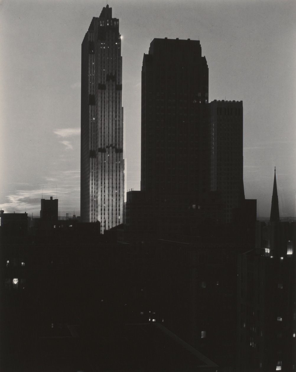 New York vu du Shelton - Alfred Stieglitz