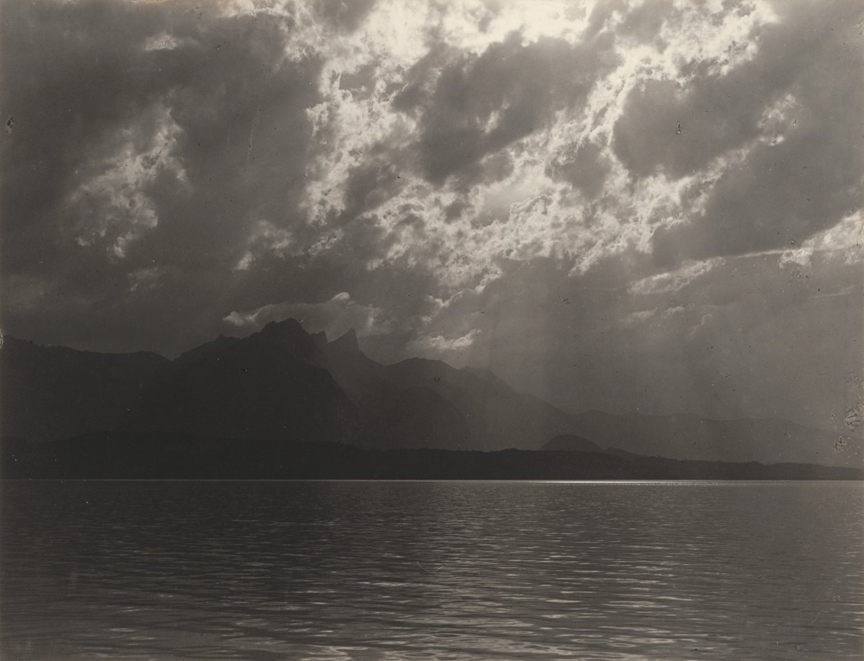 Sur le lac de Thoune, Suisse - Alfred Stieglitz