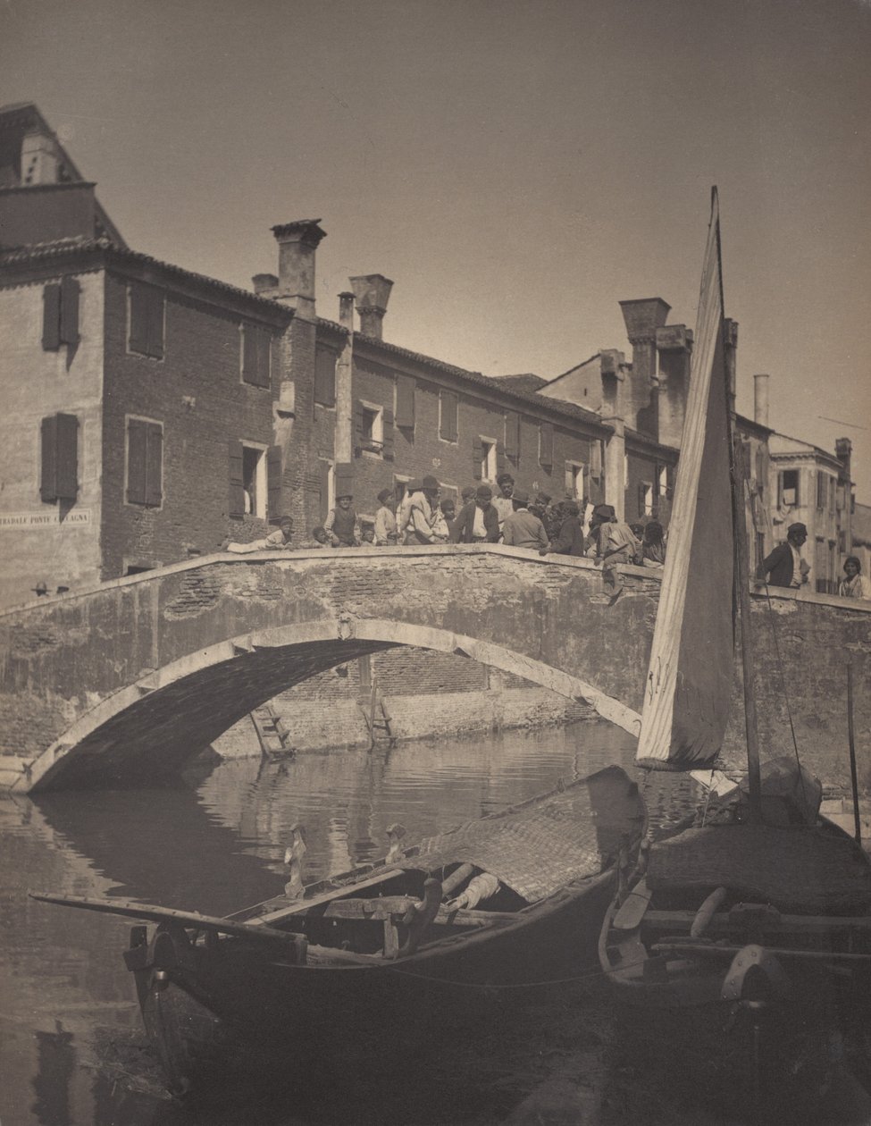 Sur le pont — Chioggia - Alfred Stieglitz
