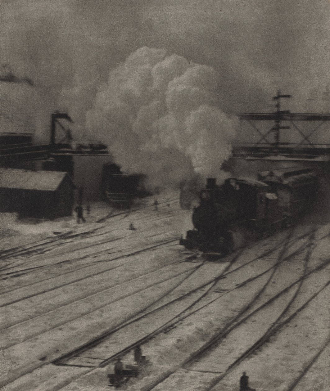 La gare de triage, en hiver - Alfred Stieglitz