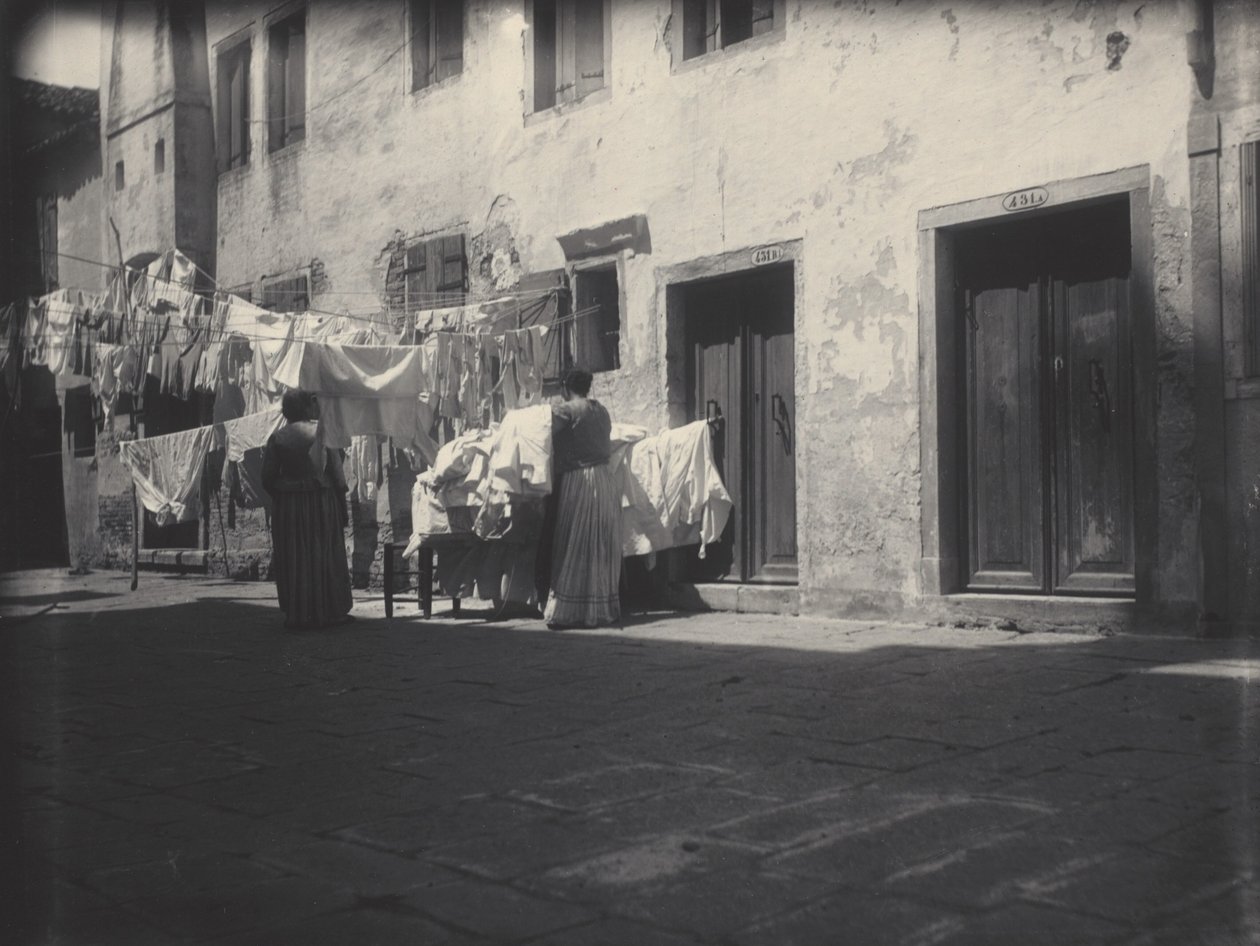 Jour de lessive, Venise - Alfred Stieglitz