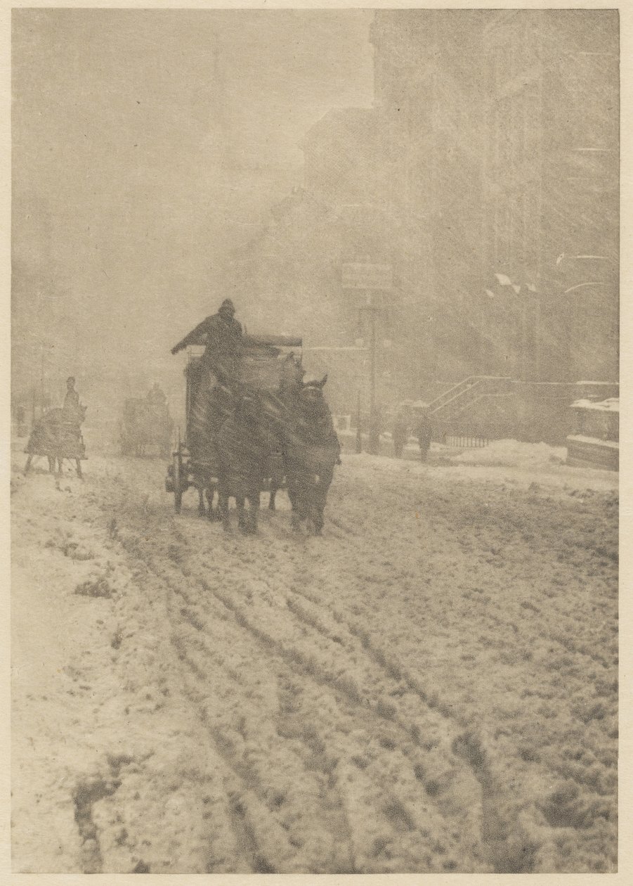 Hiver sur la Cinquième Avenue - Alfred Stieglitz