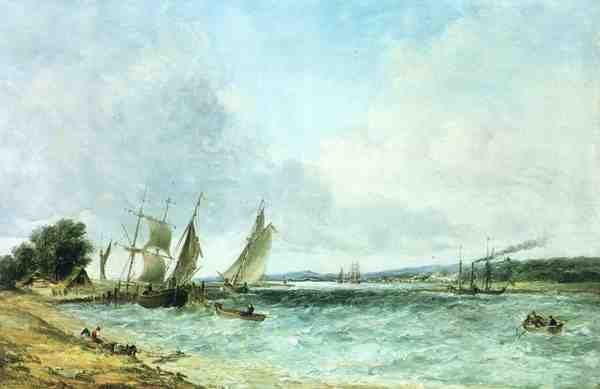 Paysage marin anglais - Alfred Vickers