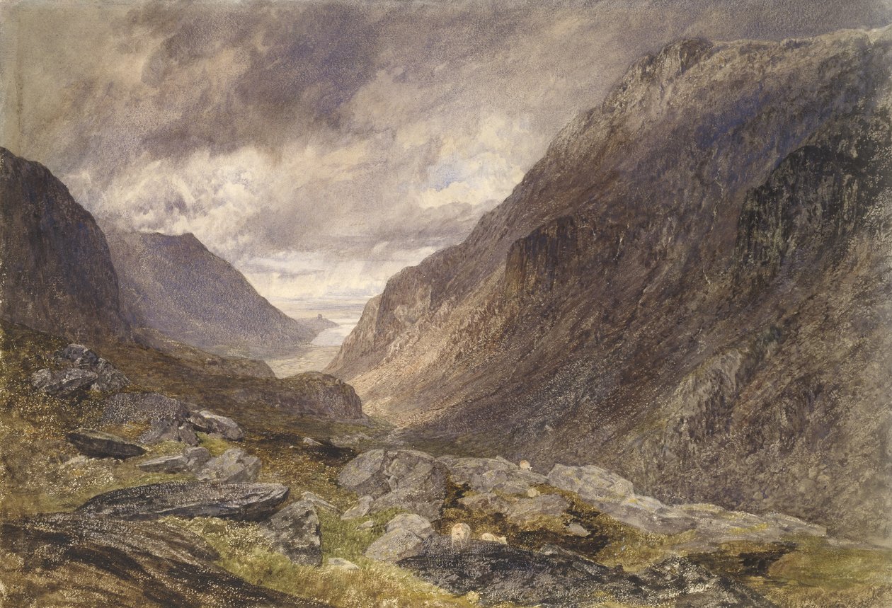 Le Col de Llanberis, c.1853 - Alfred William Hunt