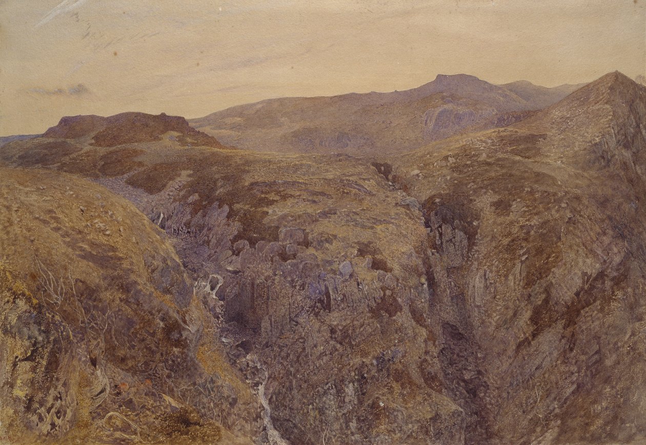 Paysage gallois, 1858 - Alfred William Hunt