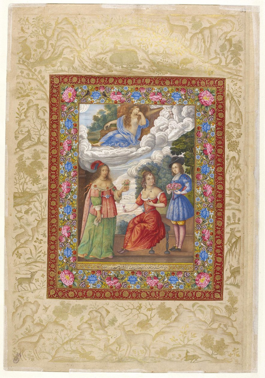 Album de peinture de la "Muraqqa" de Saint-Pétersbourg (Académie des sciences de Russie E-14 f.93a) - Ali Quli Jabbadar