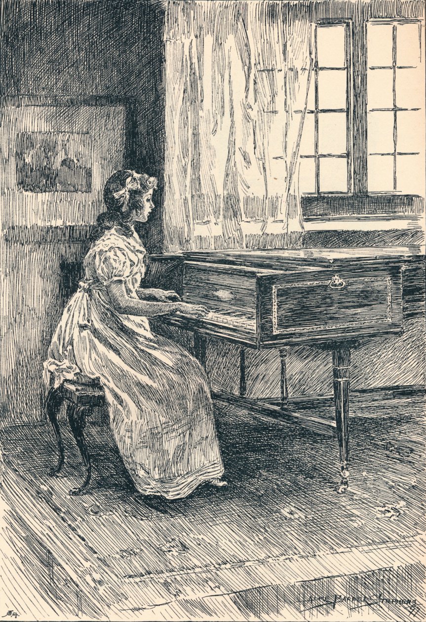 Illustration de John Halifax, Gentleman, vers 1897 - Alice Barber Stephens