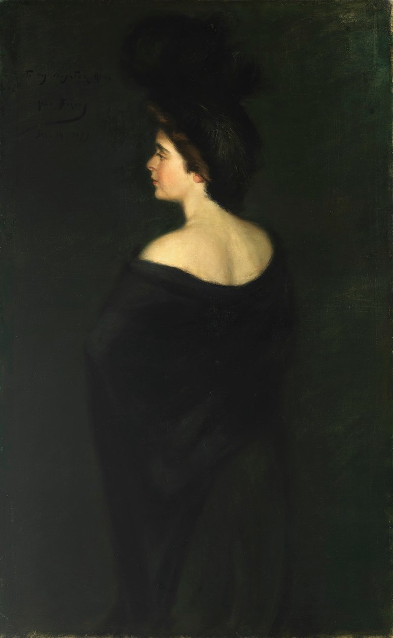 Laura en noir - Alice Pike Barney