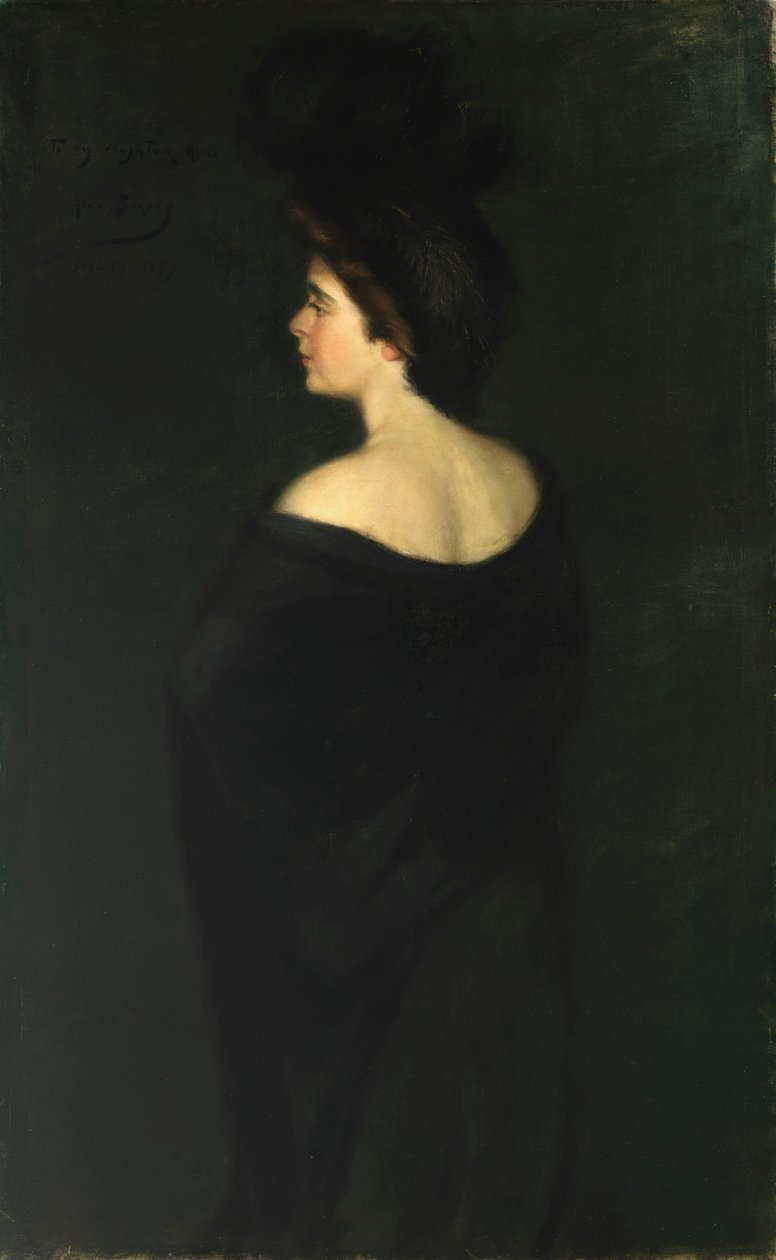 Laura en noir - Alice Pike Barney