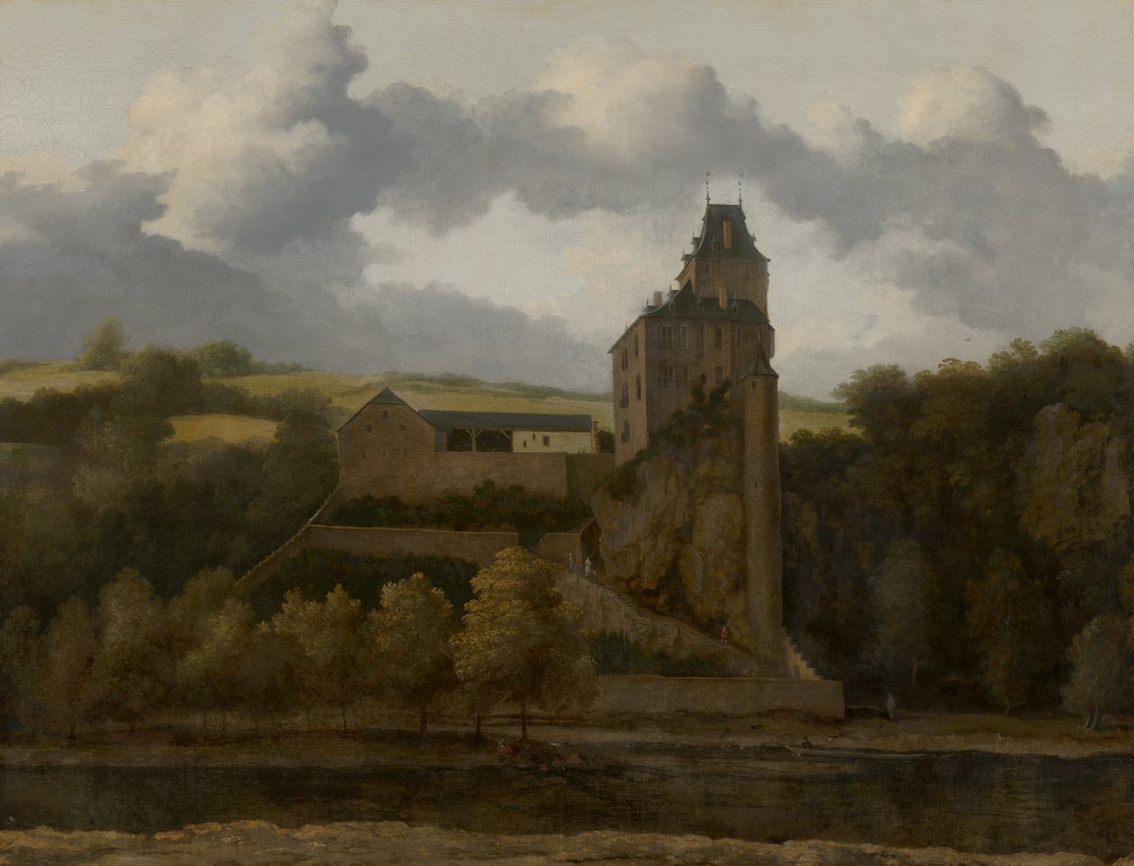 Vue du château Montjardin - Allaert van Everdingen