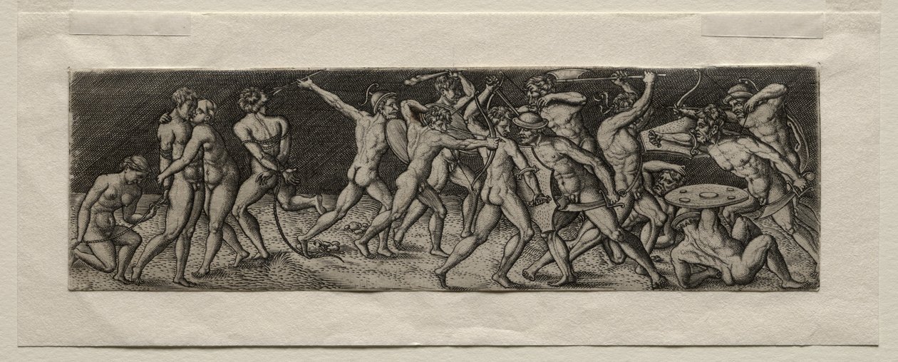 Combat entre Onze Guerriers - Allaert Claesz
