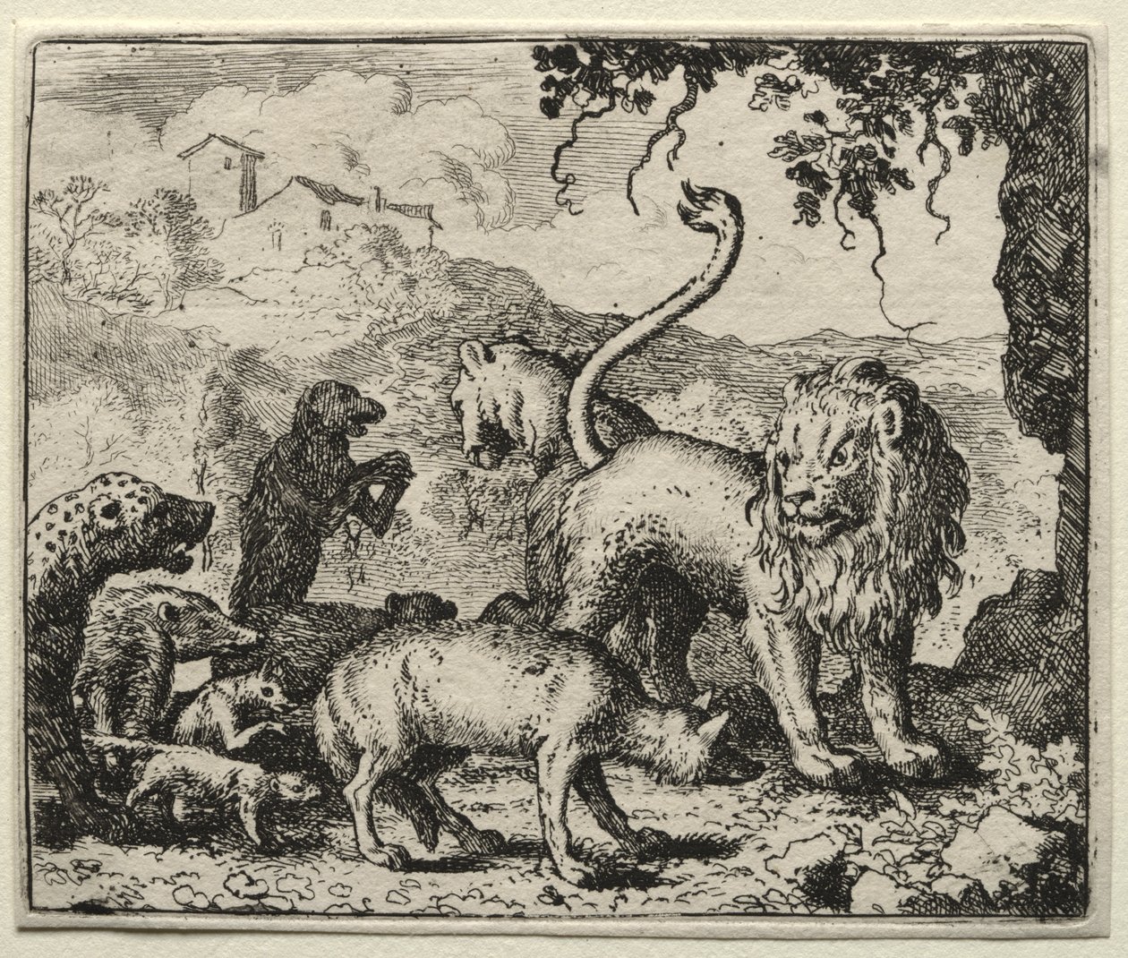 Renart le goupil : Première plainte du loup - Allart van Everdingen
