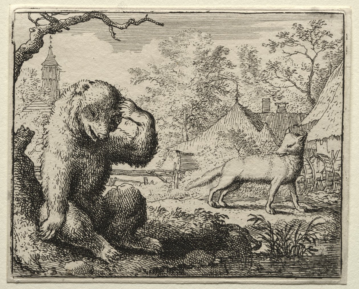 Renart le goupil : Renart gronde l