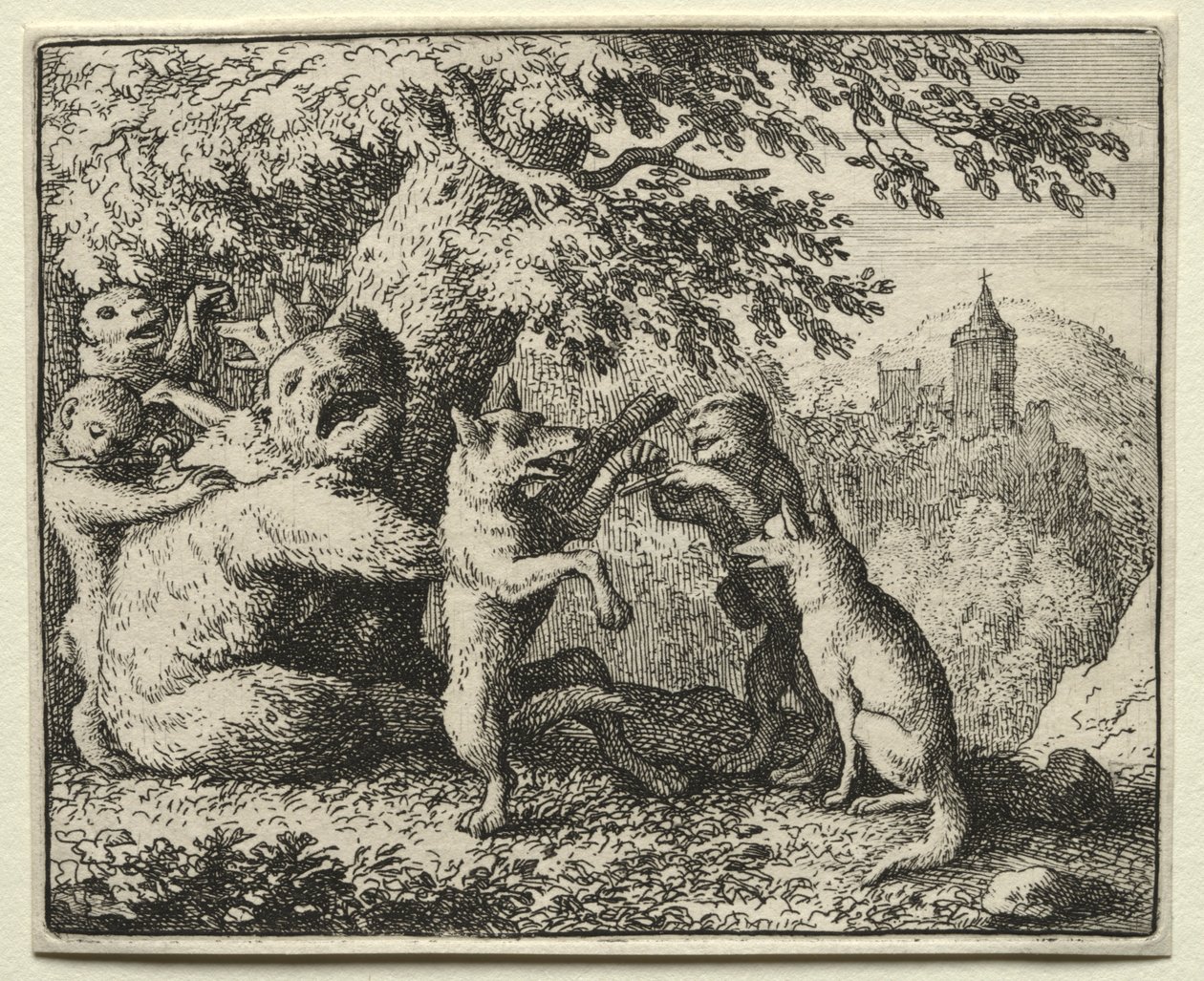 Reynard le Renard: Reynard Équipé pour son Pèlerinage - Allart van Everdingen