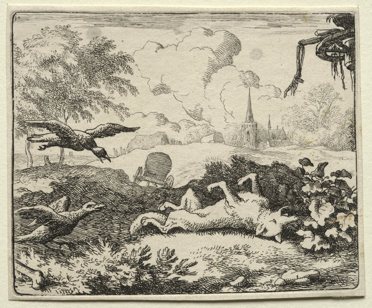 Renard le Renard : Renard feint la mort - Allart van Everdingen