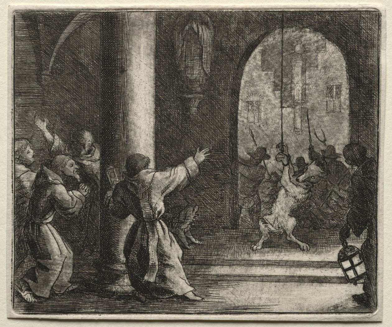 Renart le goupil : Renart trompe le loup - Allart van Everdingen