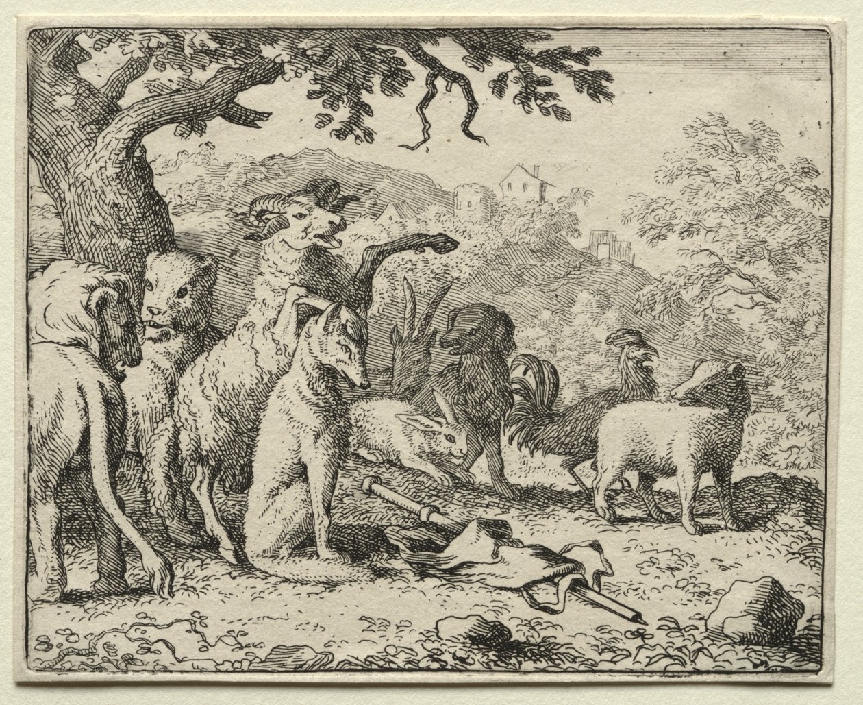 Reynard le Renard : La Bénédiction donnée à Reynard - Allart van Everdingen