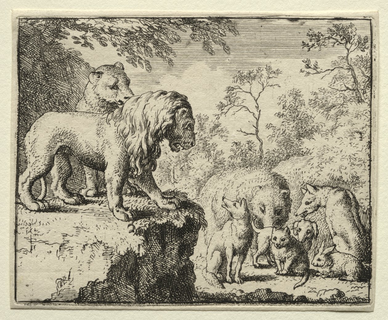 Renart le goupil : Le pardon de Renart - Allart van Everdingen