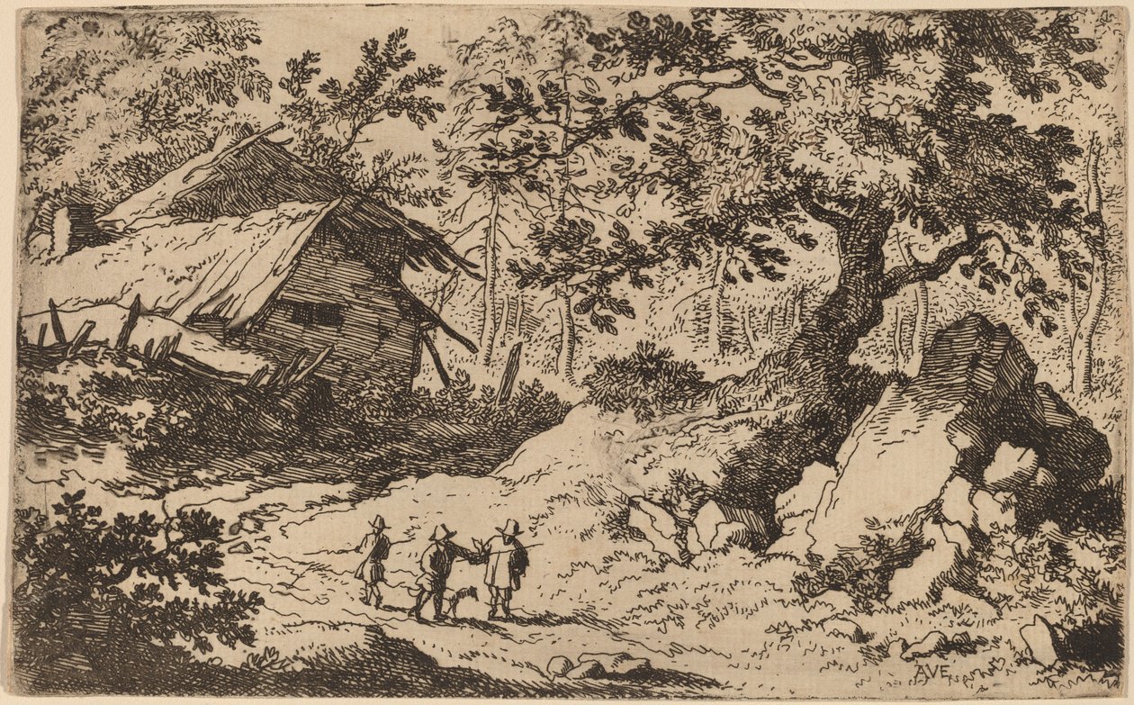Cottage en ruine - Allart van Everdingen
