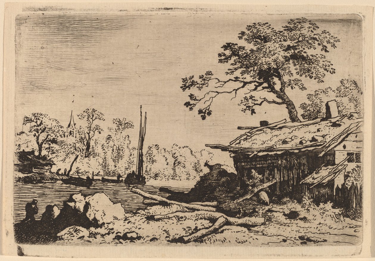 Cabane en ruine - Allart van Everdingen
