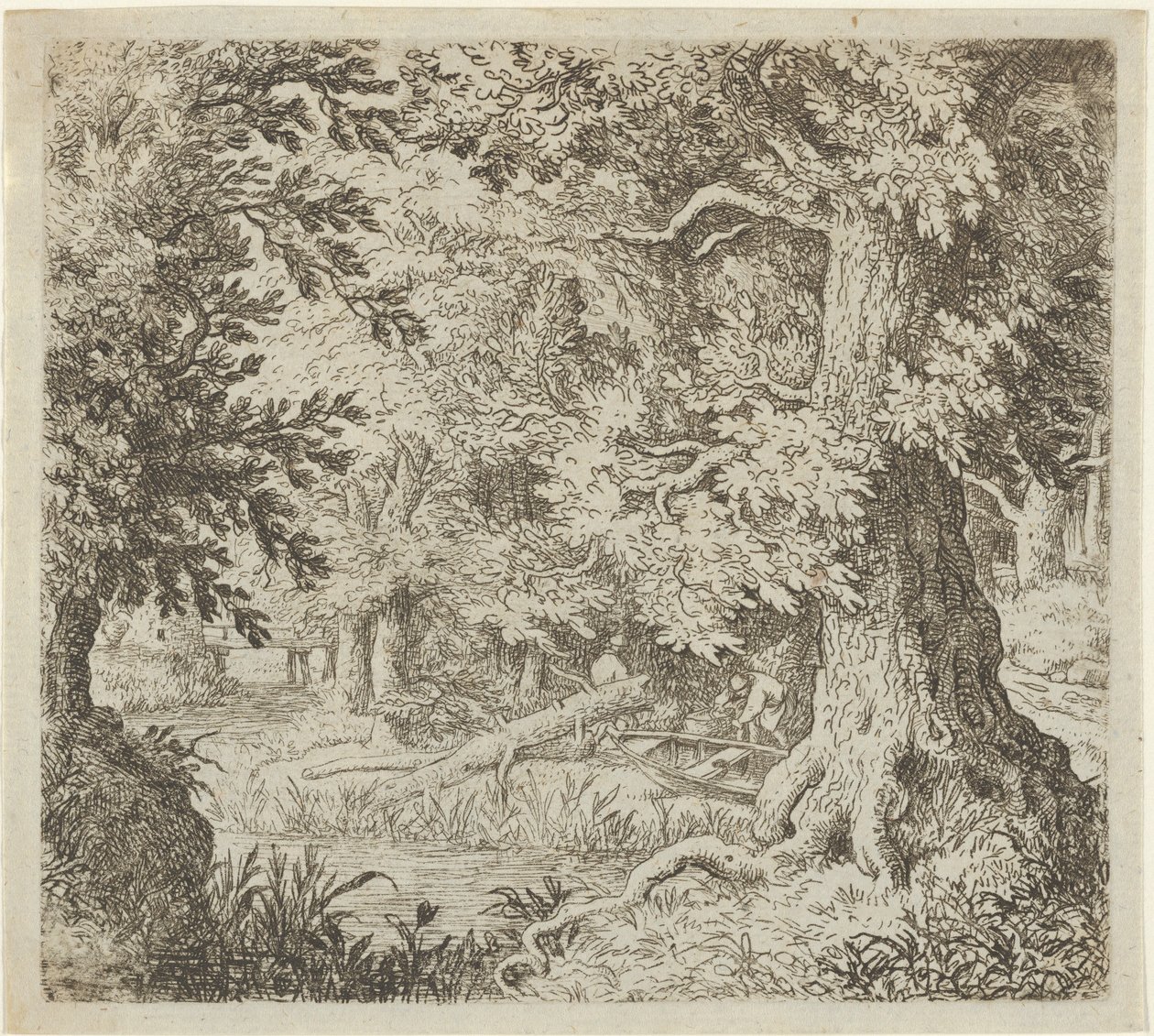 Le Ruisseau dans le bois, 17e siècle - Allart van Everdingen