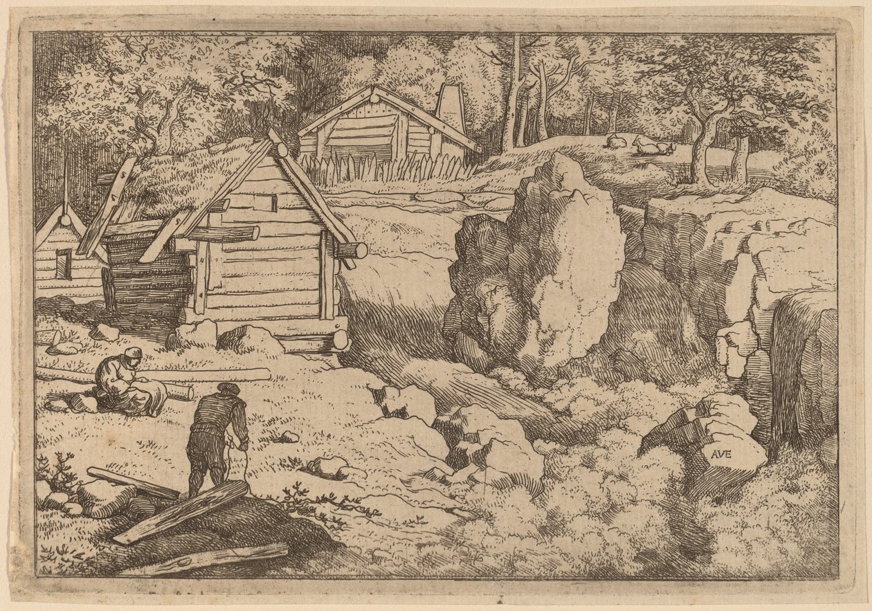 Le Charpentier, probablement c. 1645-1656 - Allart van Everdingen
