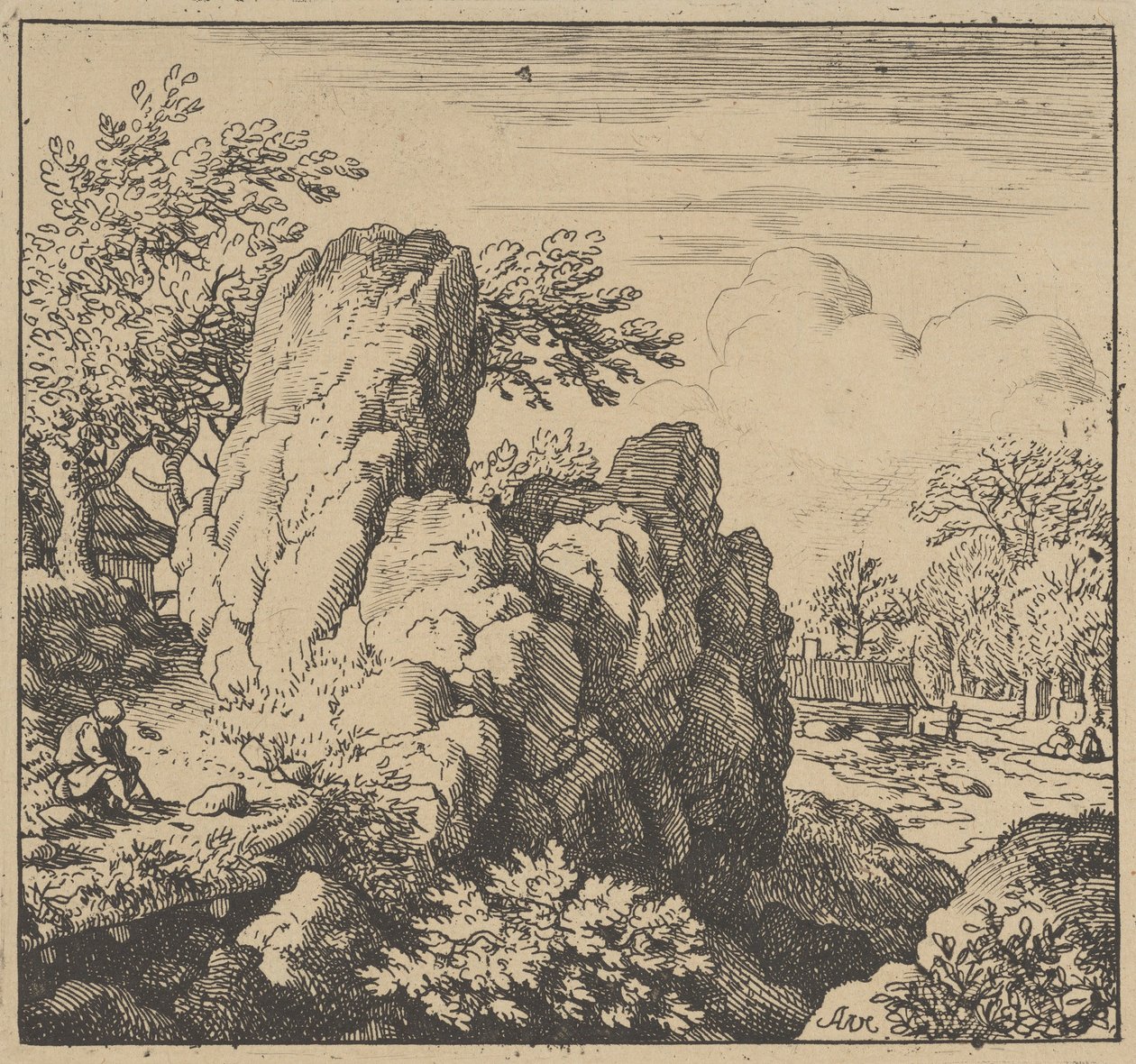 Le grand rocher - Allart van Everdingen