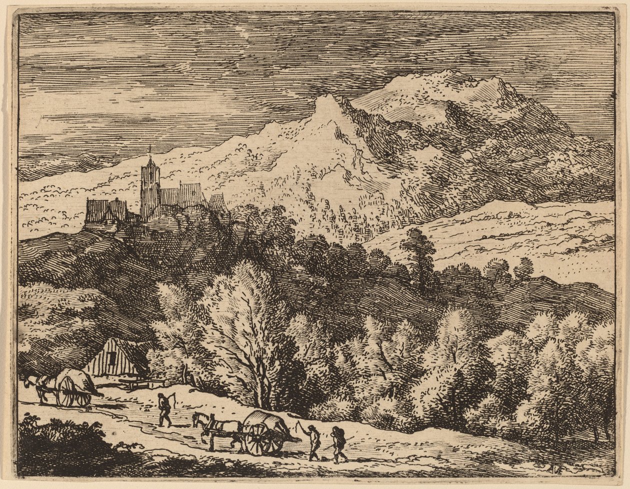 Deux Chariots - Allart van Everdingen