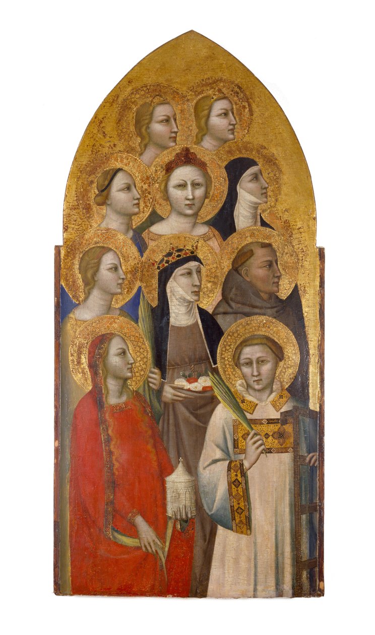 Saints et Anges, c.1370 - Allegretto Nuzi