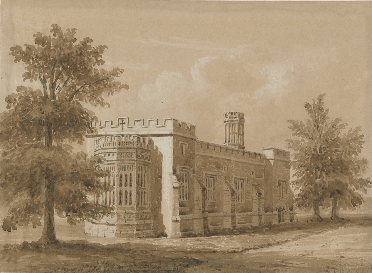 Tixall - Chapelle de Tixall Hall - Allen Edward Everitt