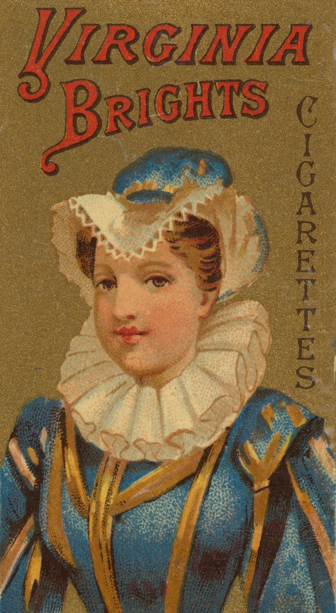 De la série Filles et Enfants N64 promouvant les cigarettes Virginia Brights pour Allen &... - Allen and Ginter