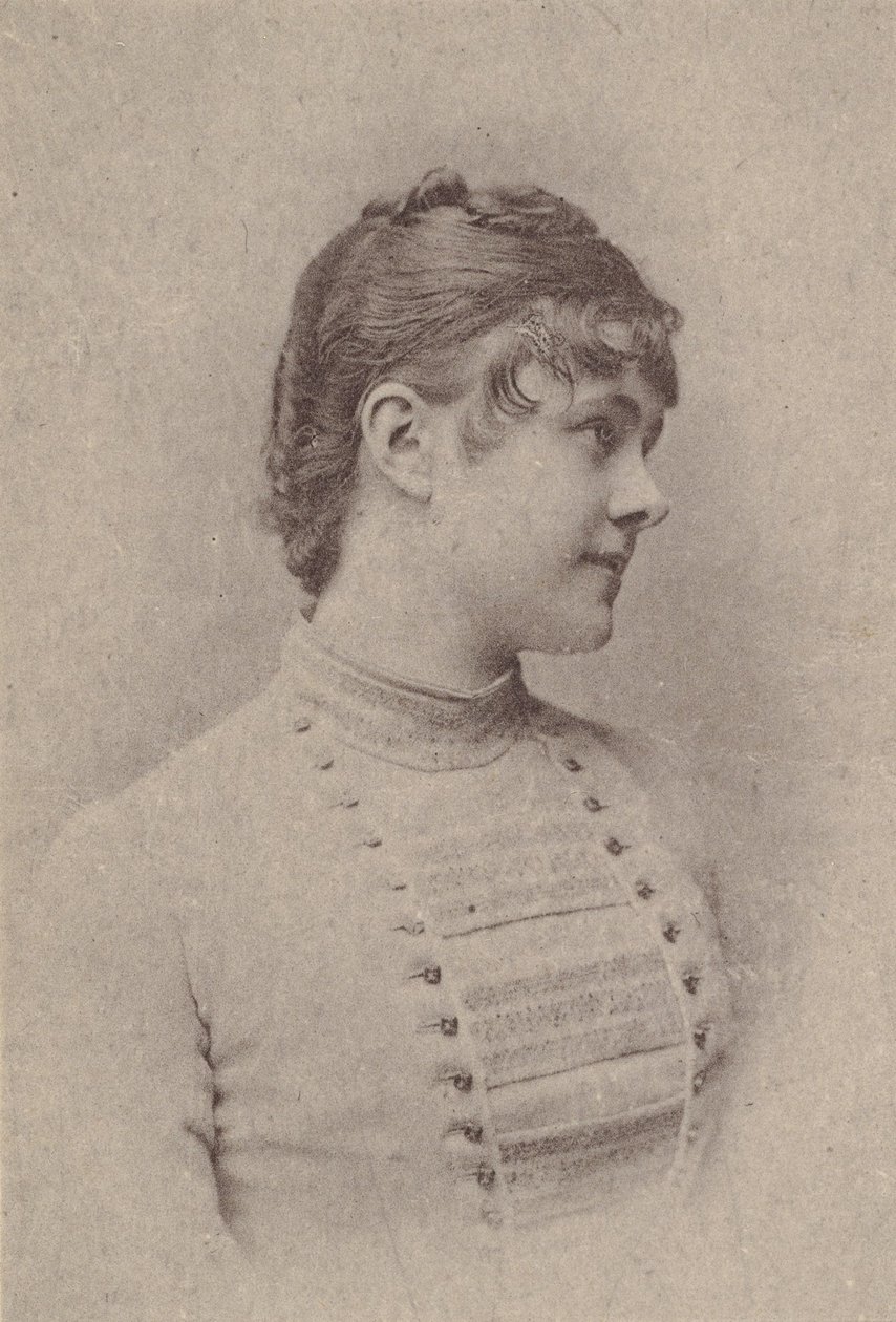 Lili Rupp, de la série Actrices N67 promouvant les cigarettes Virginia Brights pour A..., vers 1888 - Allen and Ginter