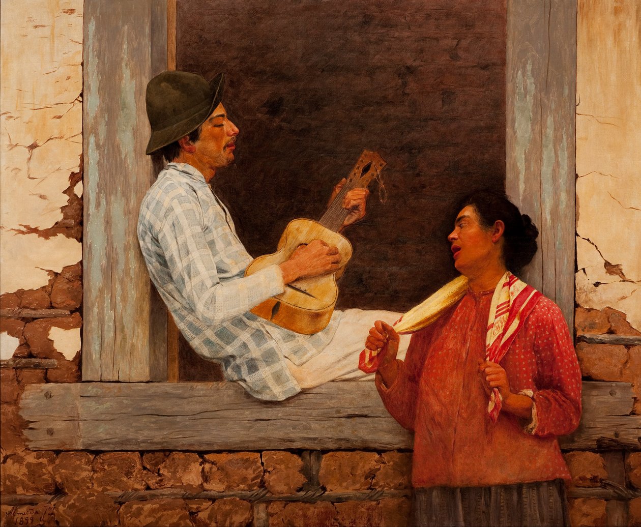 Le joueur de guitare - Almeida Júnior