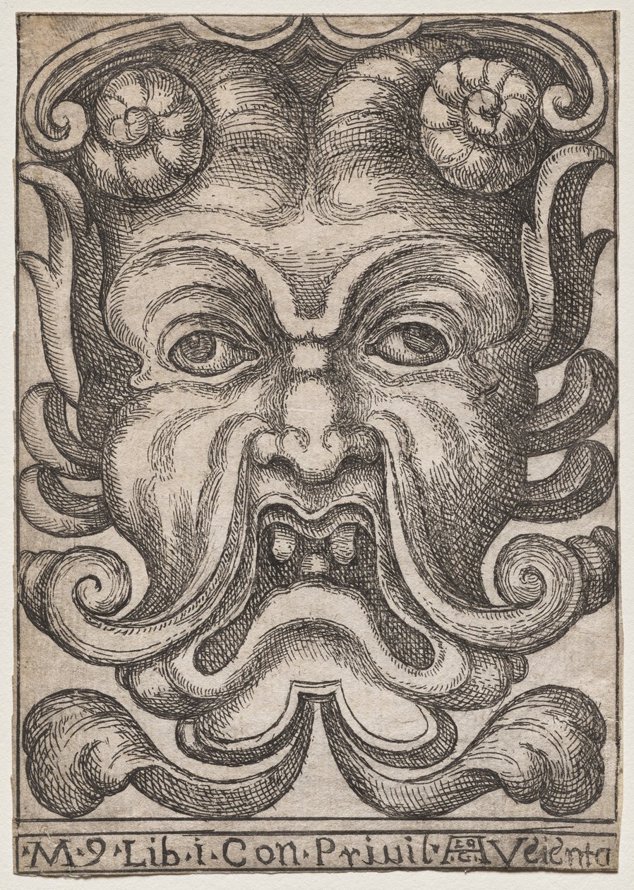 Masques grotesques : Masque 9, Livre I - Aloisio Giovannoli