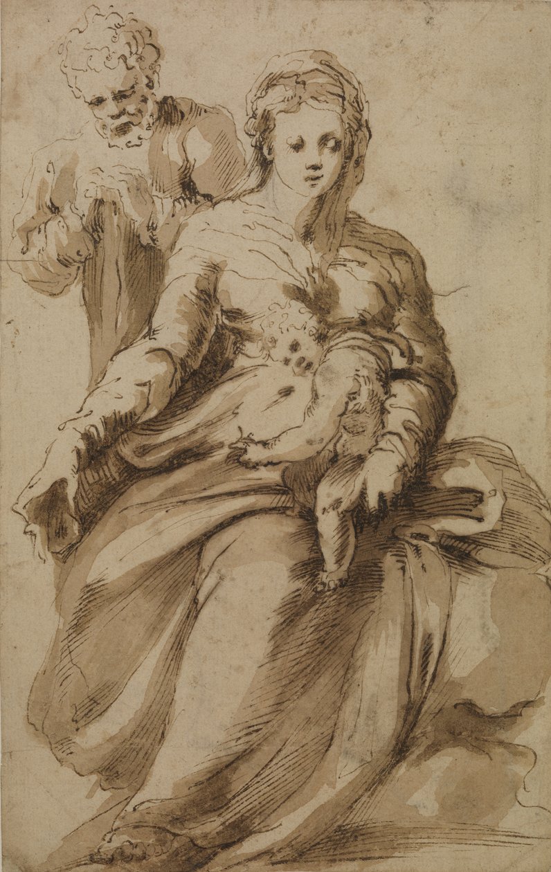La Sainte Famille, c.1637 - Alonso Berruguete