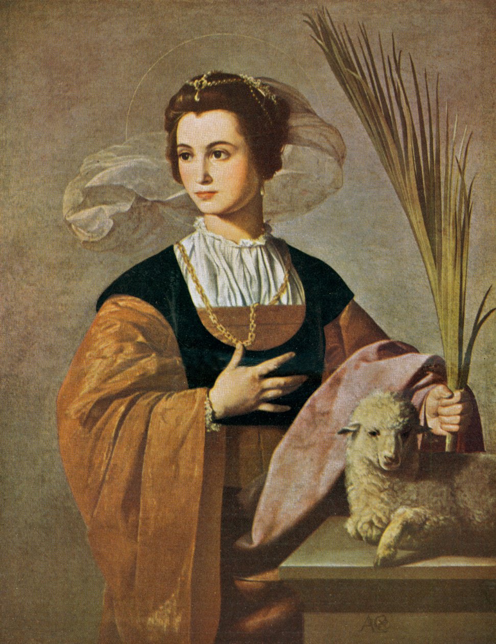 Allemand : Saint Agnes Saint Agnes - Alonso Cano