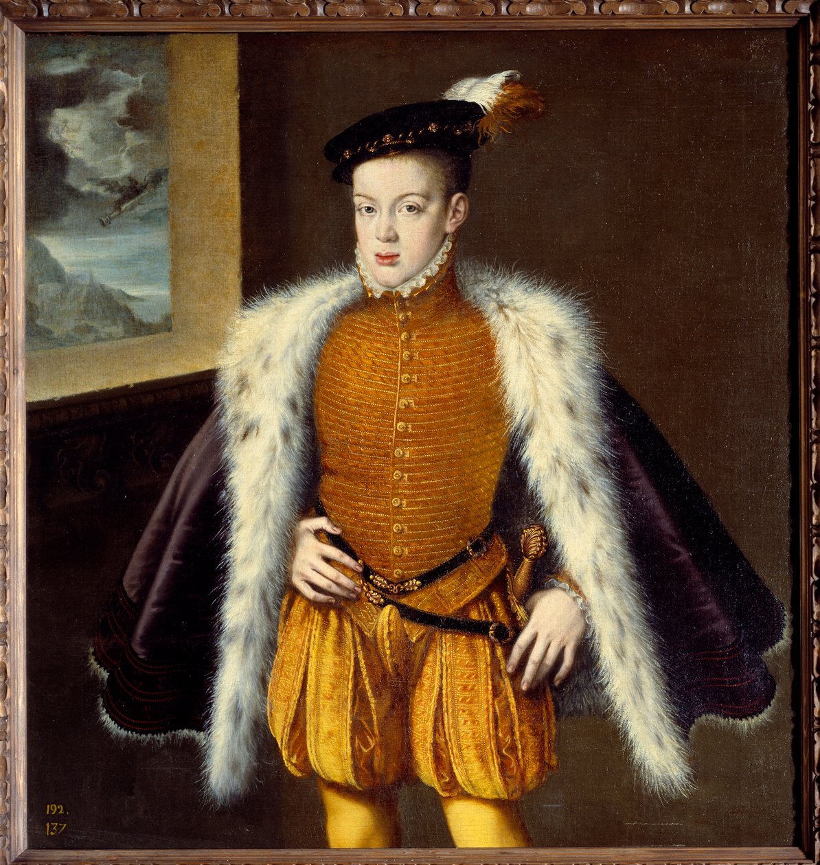 Portrait du prince Don Carlos - Alonso Sánchez Coello